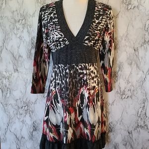 Young threads sweater dress size large
